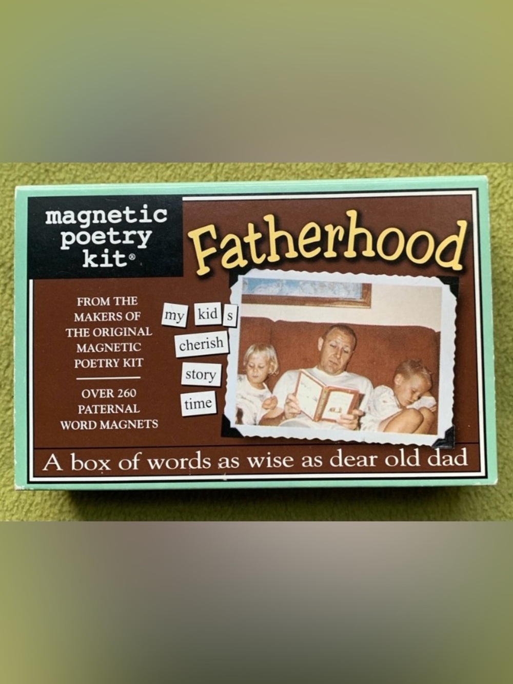 🎁 Father’s Day Gift Magnetic Poetry Kit "Fatherhood"